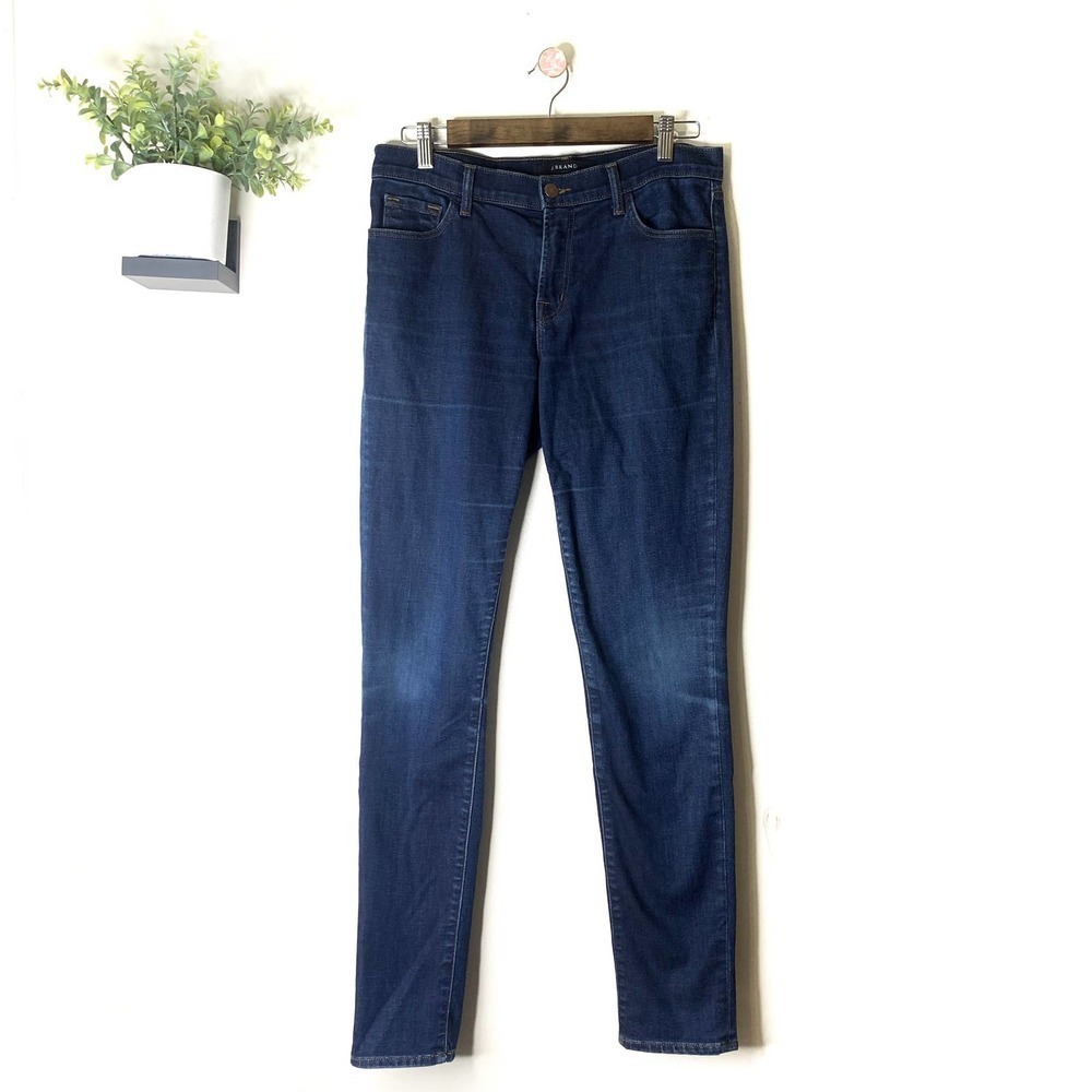 J Brand Mid Rise Skinny Jean Size 28 Dark Wash